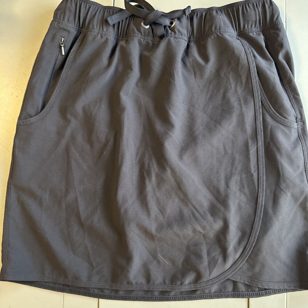 Patagonia Fleetwith Skort Women’s XSmall Black Beach Hiking Lined Skirt 58635